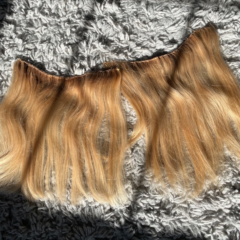 Hair extensions worn for 3 months.